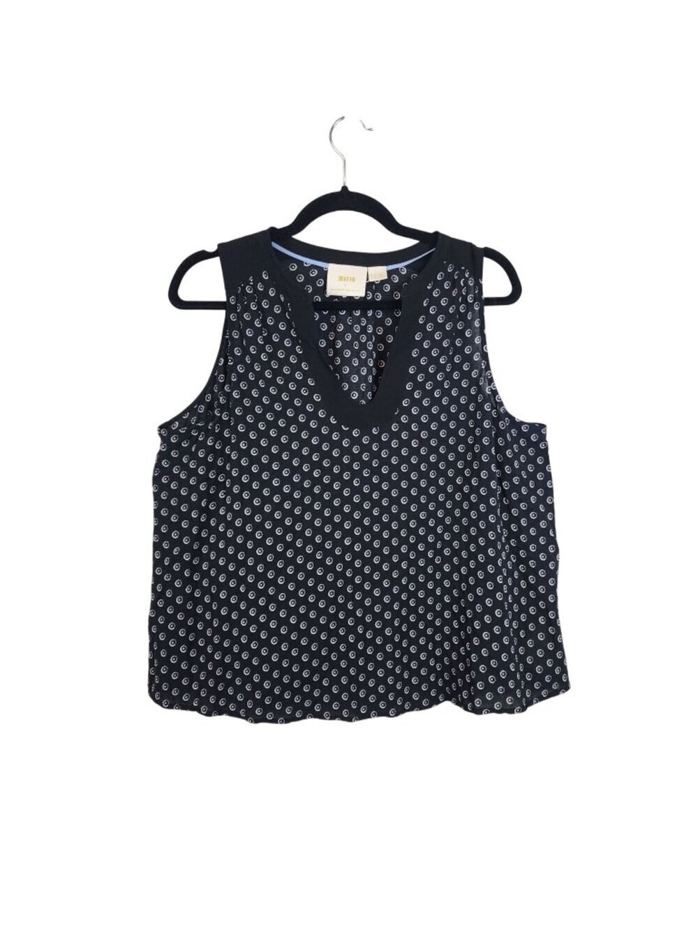 Maeve by Anthropologie black top sz 14 women sleeveless lightweight